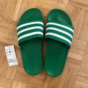 Adilette Kelly Green Slippers